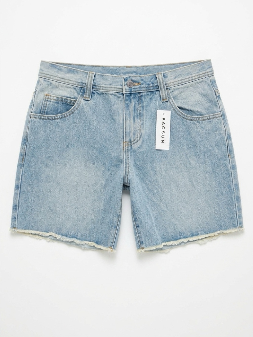PacSun J. Galt Light Blue Cutoff High-Rise Denim Shorts size medium